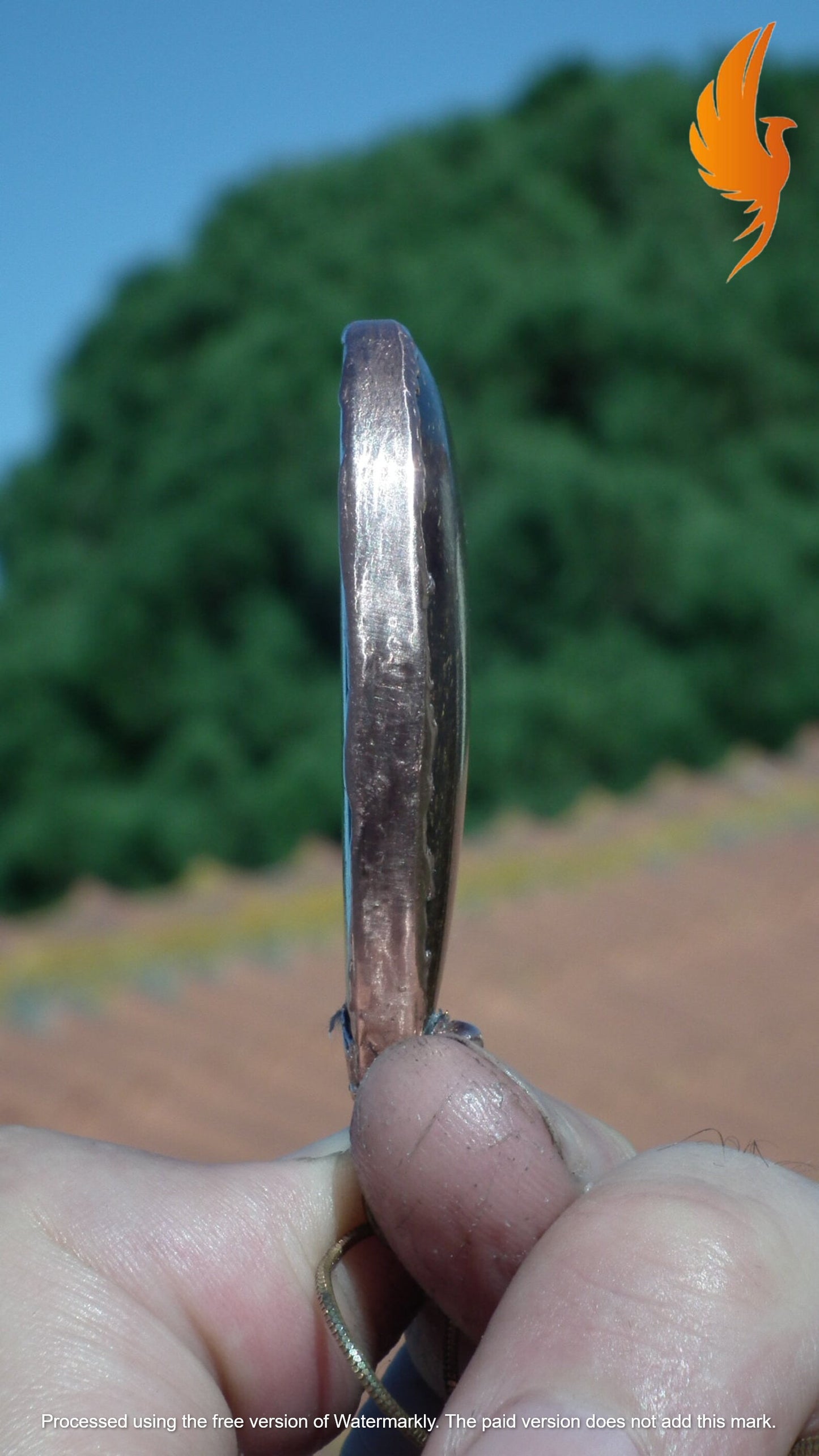 Bronzite necklage // Electroformed Copper