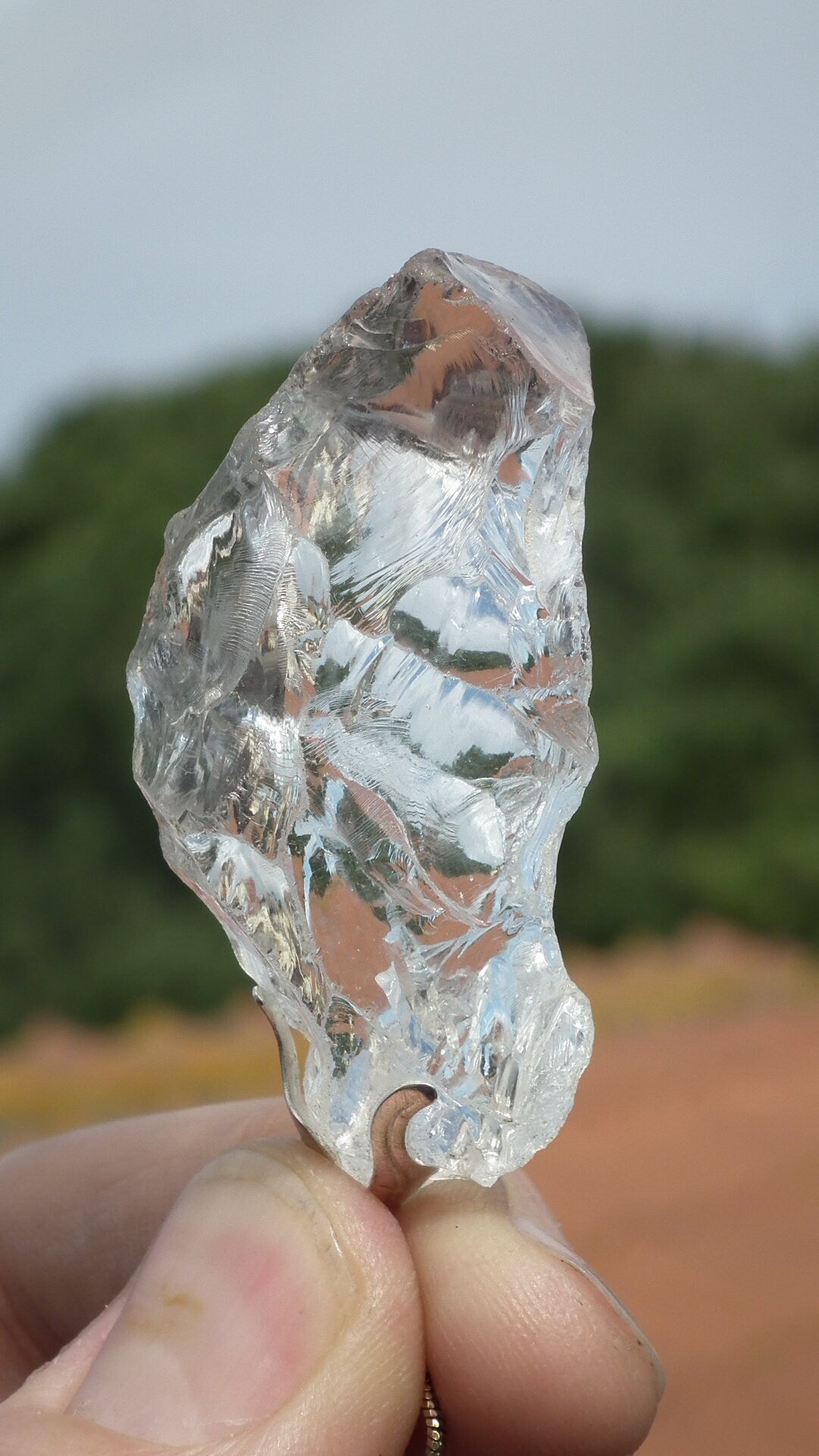 clear quartz quartz necklace