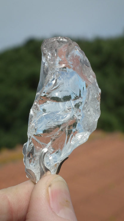 clear quartz quartz necklace