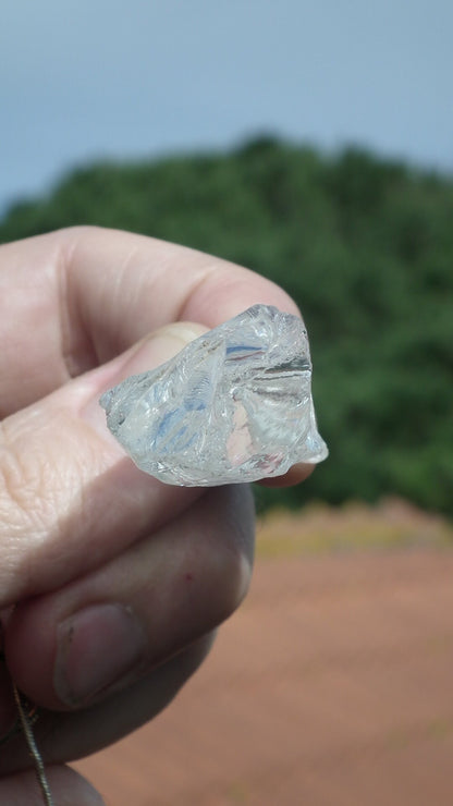 clear quartz quartz necklace