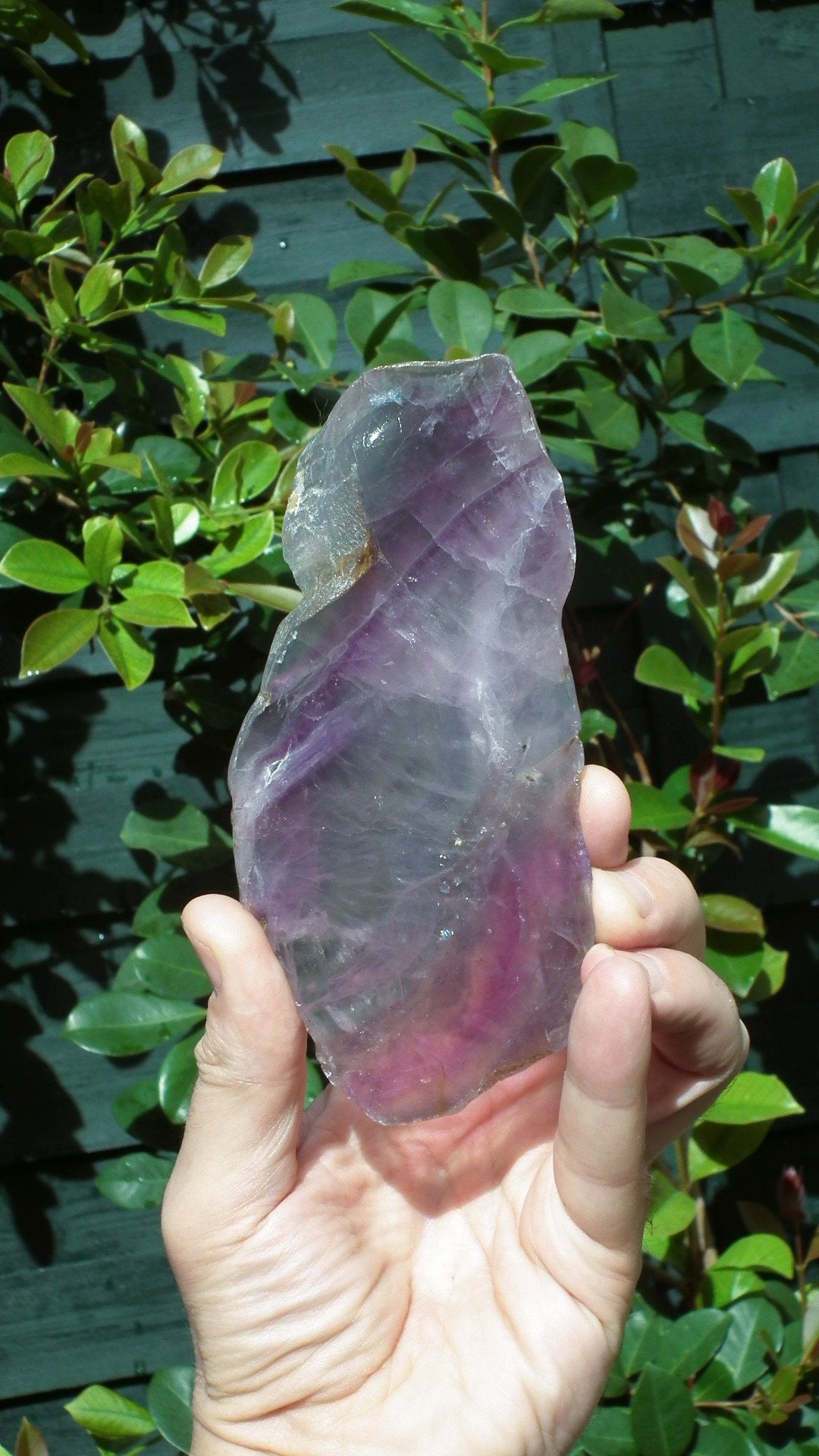 Rainbow Fluorite Slab