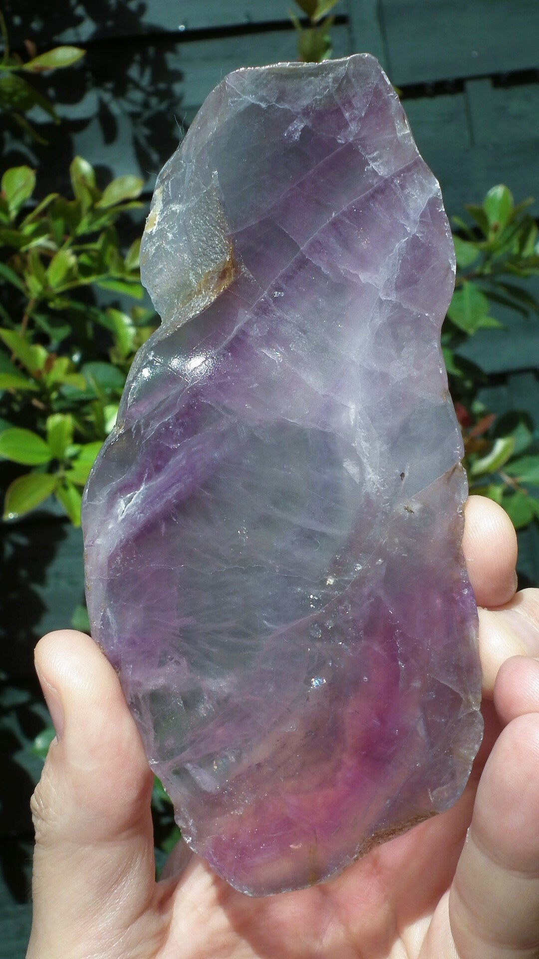 Rainbow Fluorite Slab