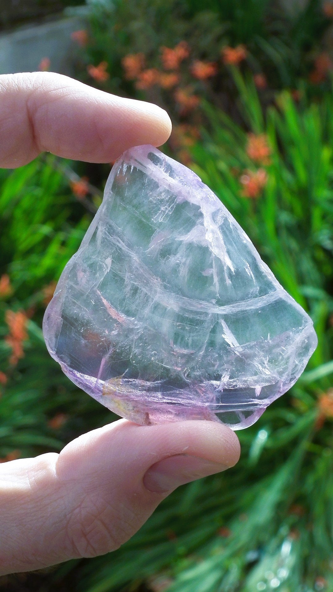 Rainbow Fluorite Slab