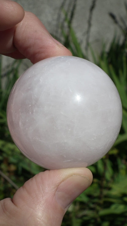 Rose quartz sphere